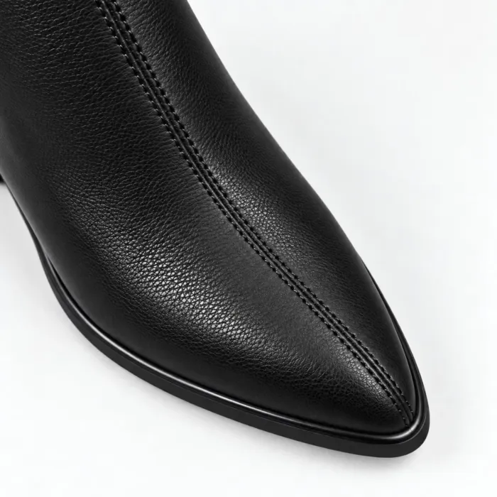 Botine dama Piele Naturala Negre Treviso picture - 3