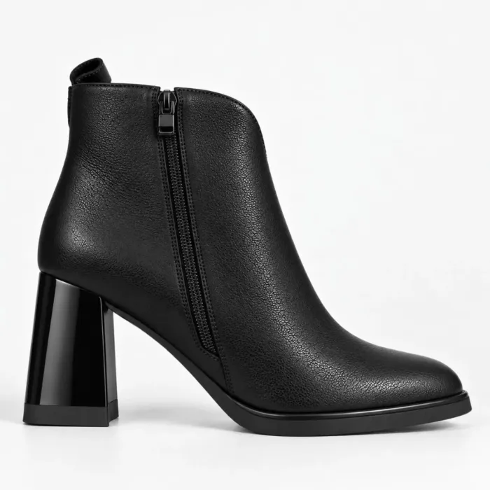 Botine dama Piele Naturala Negre Treviso picture - 4