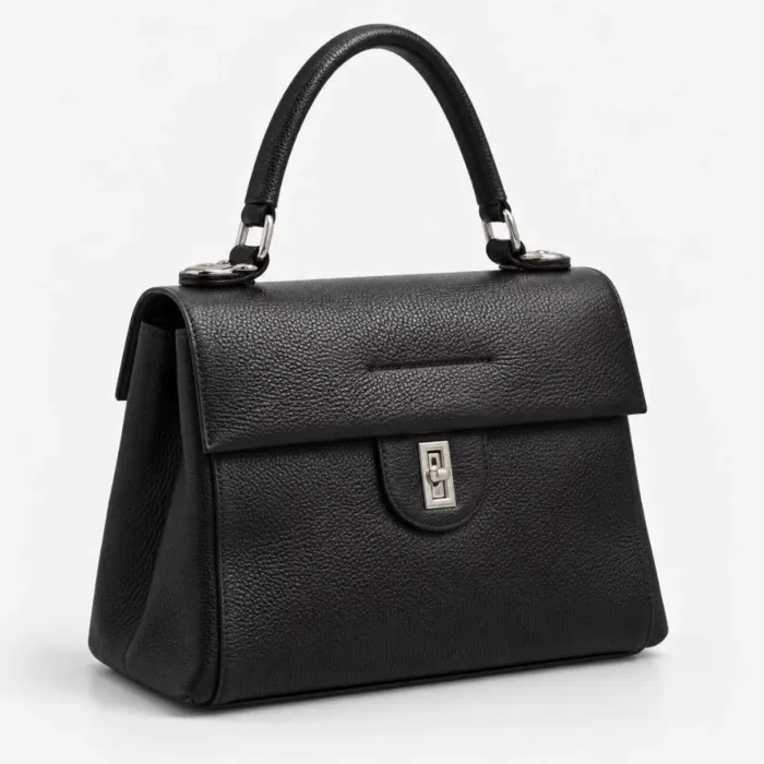 Geanta dama din Piele Naturala Neagra Fergie picture - 2