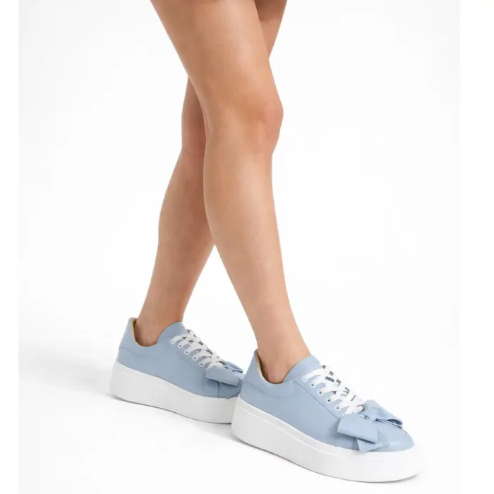Pantofi casual Piele Naturala Blue Barni B picture - 7
