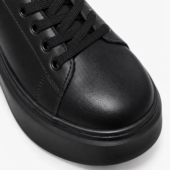 Pantofi casual Piele Naturala Negri Mavis picture - 4
