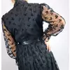Rochie eleganta neagra din tul