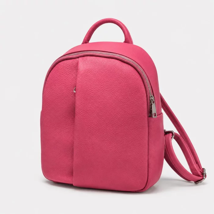 Rucsac dama din Piele Naturala Zmeura Mondo picture - 5