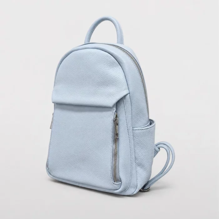 Rucsac dama Piele Naturala Blue Costa picture - 4