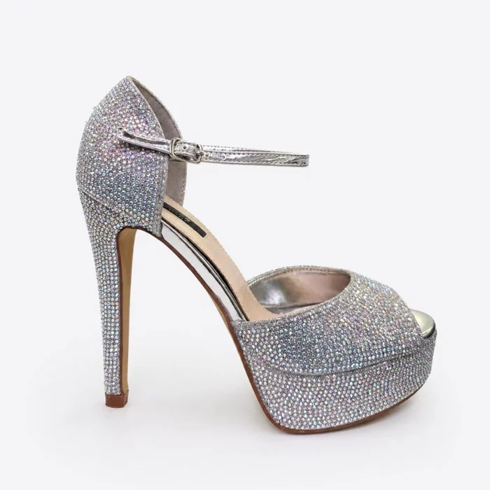 Sandale cu platou Garkony Crystal Glow picture - 6