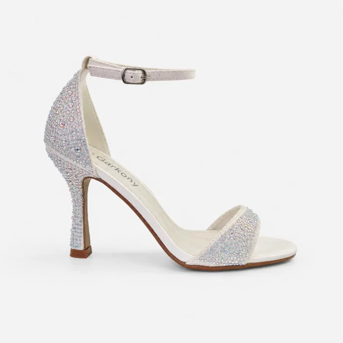 Sandale dama elegante Albe cu strasuri Klarissa picture - 2