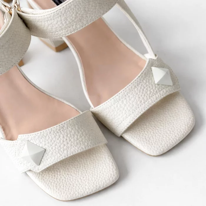 Sandale dama Piele Naturala Crem Aria picture - 5