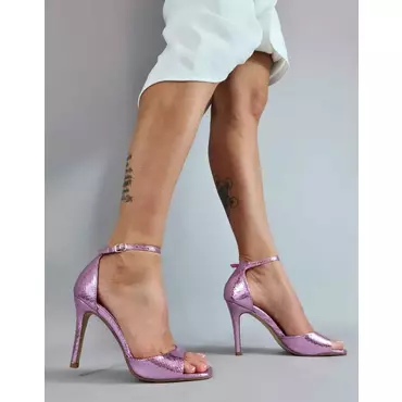 Sandale elegante cu barete Faylinn presaj roz