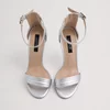 Sandale elegante de dama din  Piele Naturala Argintie Volare picture - 5