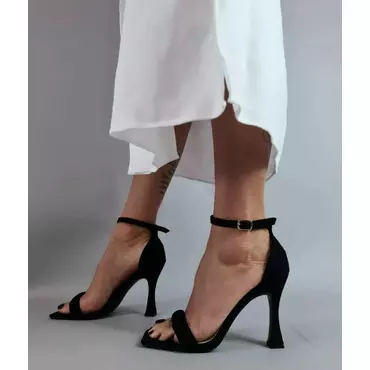 Sandale elegante de dama negre Riana