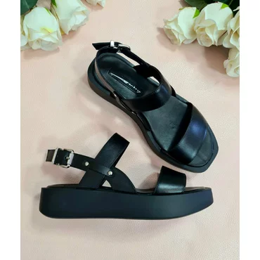 Sandale negre  de dama Siana