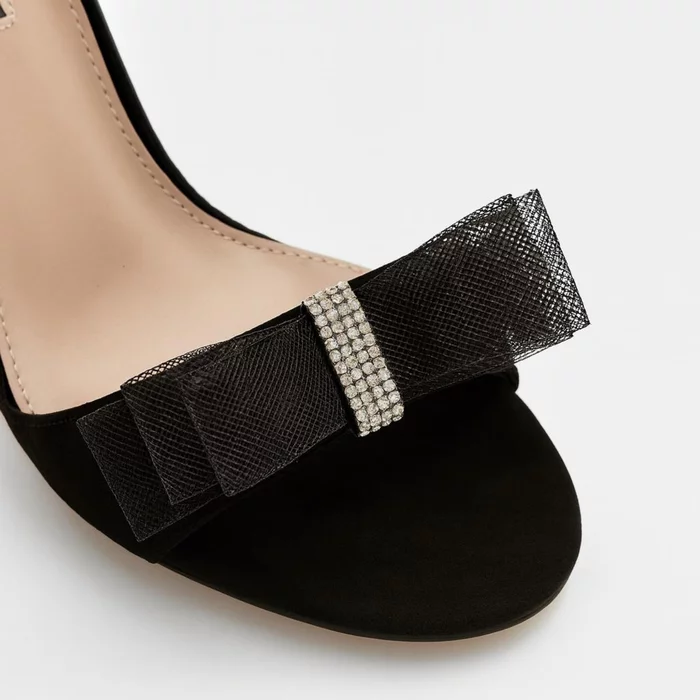 Sandale negre din piele naturala Thea picture - 3