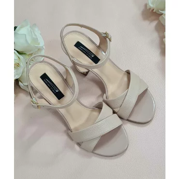 Sandale piele bej Dita