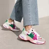 Sneakers dama talpa platforma piele eco multicolora Fuxia Bluma picture - 1