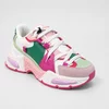 Sneakers dama talpa platforma piele eco multicolora Fuxia Bluma picture - 6