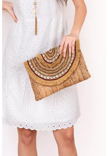 Plic maro de vara accesorizat