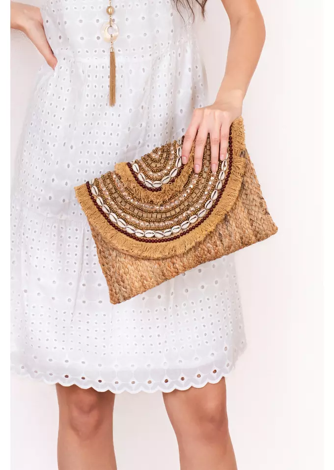 Plic maro de vara accesorizat