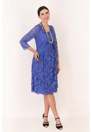 Rochie eleganta din dantela Persian Blue