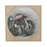 Bike Tablou living, Canvas, Multicolor