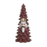 Brad decorativ, Polirasina, Rosu, Nutcracker