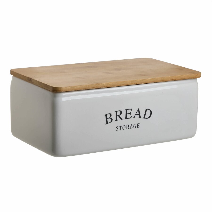 Bread Cutie paine, Portelan, Alb
