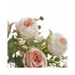 Buchet trandafiri artificiali, Plastic, Roz, Roses