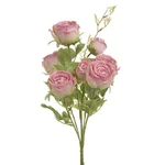 Buchet trandafiri artificiali, Plastic, Roz, Roses Bouquet