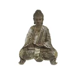 Buddha statueta medie, Polirasina, Auriu, Inspire