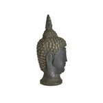 Bust Buddha, Ceramica, Gri
