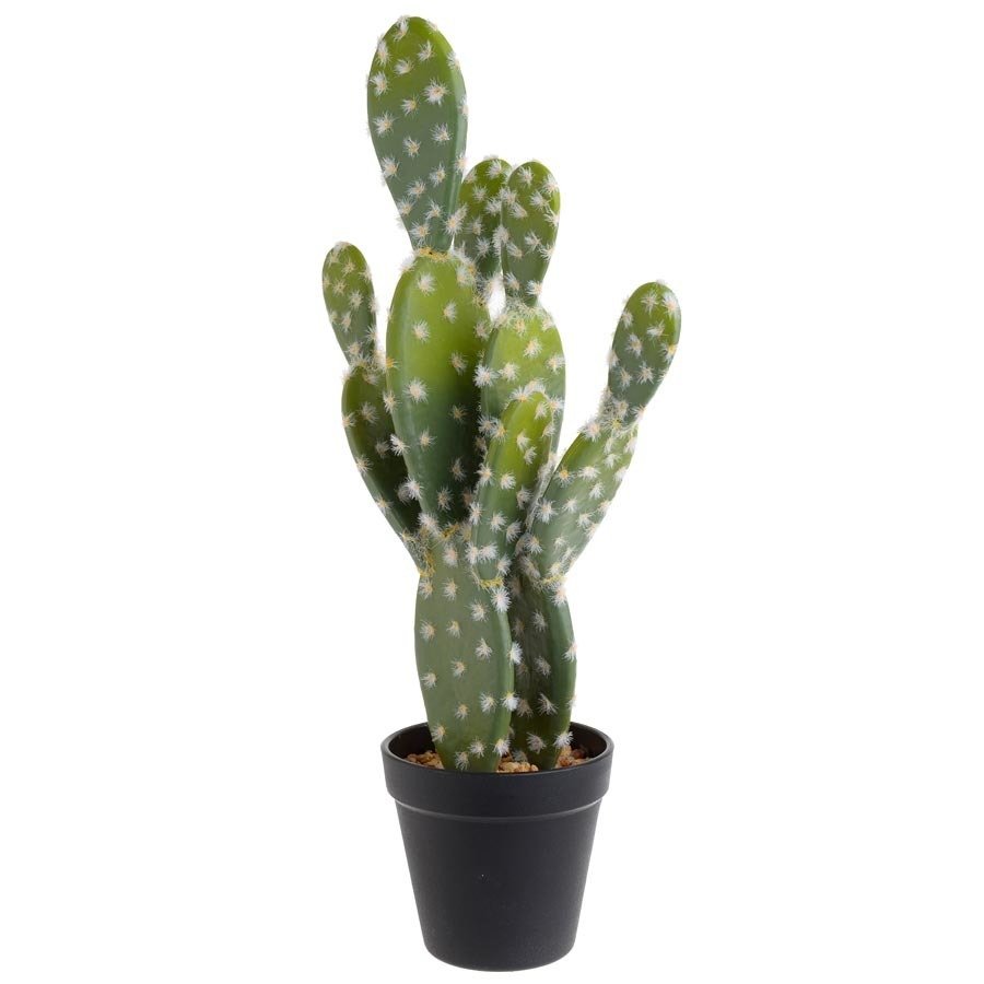 Poza Cactus, Floare artificiala ghiveci, Plastic, Verde