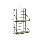 Click Raft perete mic, Metal, Negru