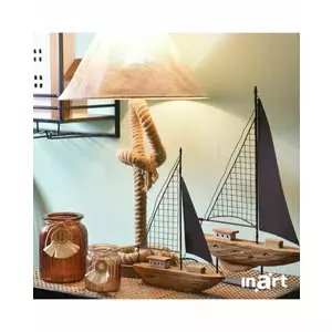 Decoratiune barca, Lemn, Maro, Nautica