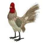 Decoratiune cocos, Textil, Multicolor, Rooster Deco