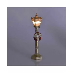 Decoratiune cu led, Polirasina, Auriu, Street Lamp
