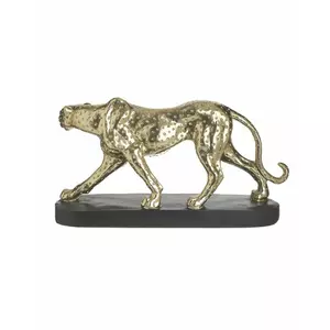 Decoratiune leopard, Polirasina, Auriu, Leopard