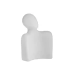 Decoratiune mica, Ceramica, Alb, Silhouette