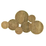 Decoratiune perete, Lemn, Maro, Artial