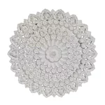 Decoratiune perete, MDF, Alb, Mandaal