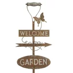 Decoratiune perete, Metal, Maro, Garden