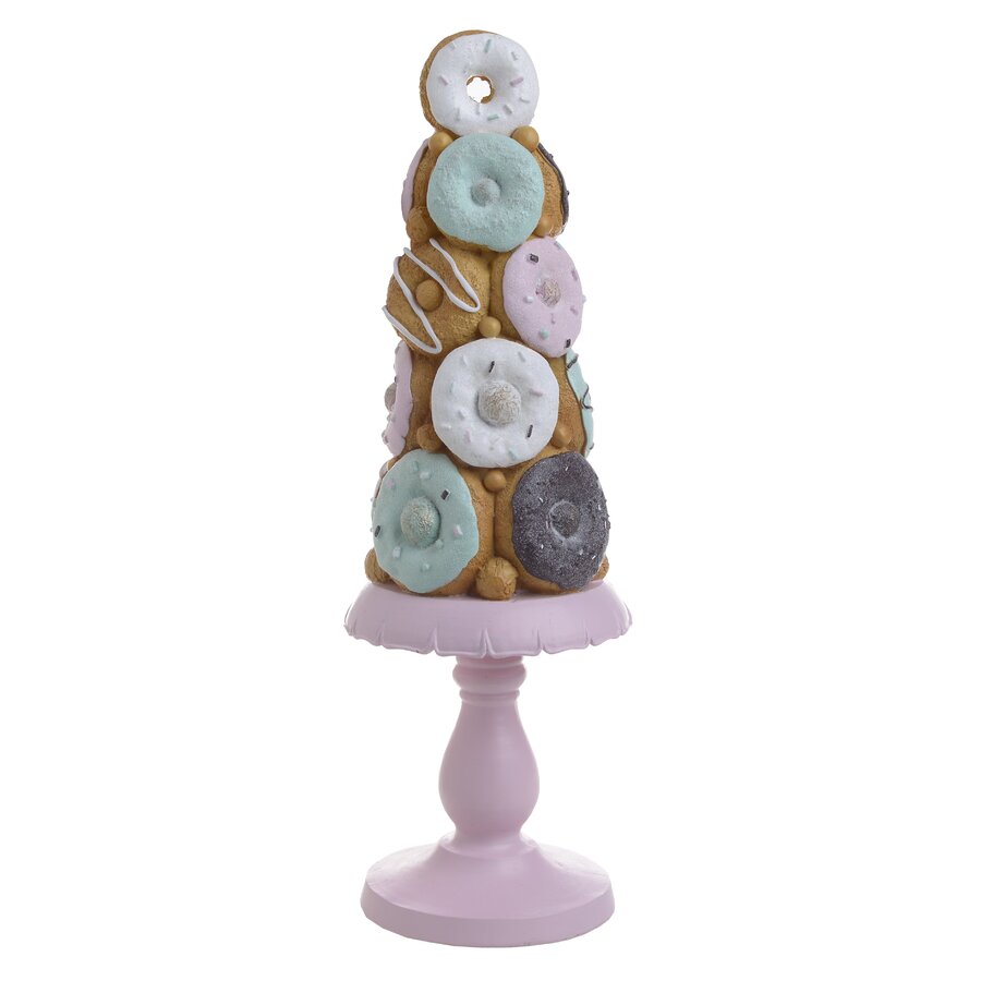 Donuts Decoratiune Pom de Craciun, Polirasina, Multicolor