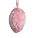 Dumpty Set 12 Decoratiuni oua paste, Spuma, Roz