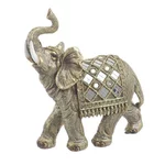 Elefant decorativ, Polirasina, Auriu, Elephant St