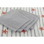 Esme Set fata de masa 9 piese, Bumbac, Albastru