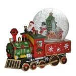 Glob cu zapada, Polirasina, Multicolor, Santa's Train