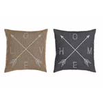 Home Perna decorativa, Textil, Gri