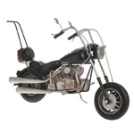 Miniatura motocicleta, Metal, Negru, Harn
