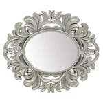 Oglinda perete, Sticla, Argintiu, Fenit