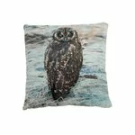 Owl Perna decorativa, Textil, Maro