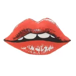 Perna canapea, Textil, Rosu, Lips