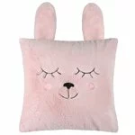 Pimprenelle Perna decorativa patrata, Textil, Roz